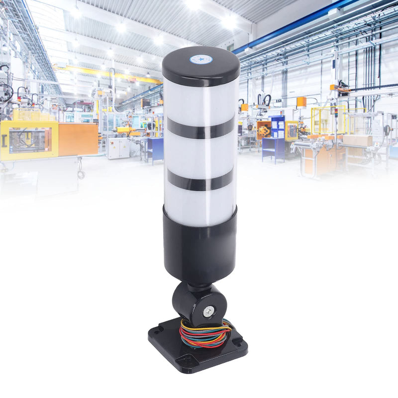 Signal column, red, yellow, green, 3-ply, 12 24 V DC, flashing stacking light, bright LED light for machines