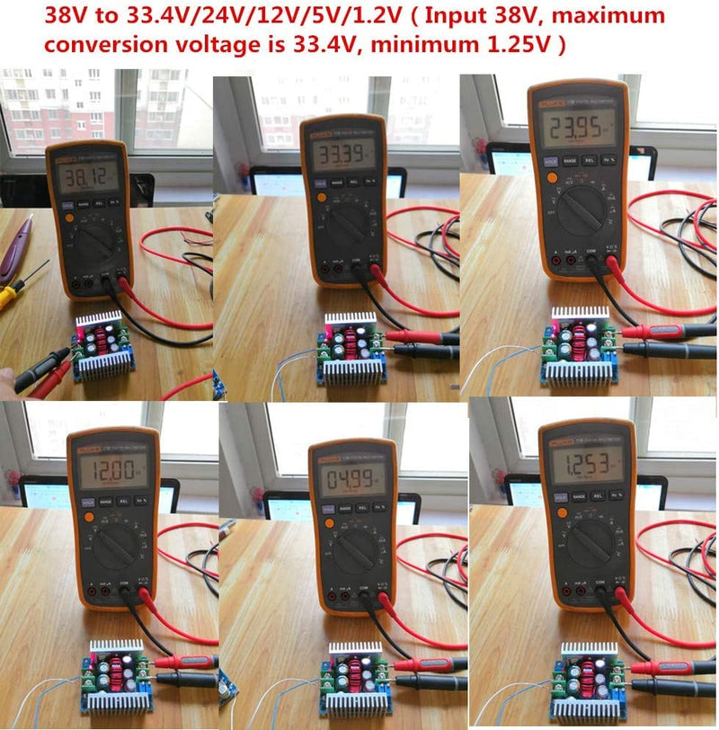 iHaospace 2 pieces 300 W 20 A DC-DC converter module step down voltage module constant current adjustable buck converter 2pcs