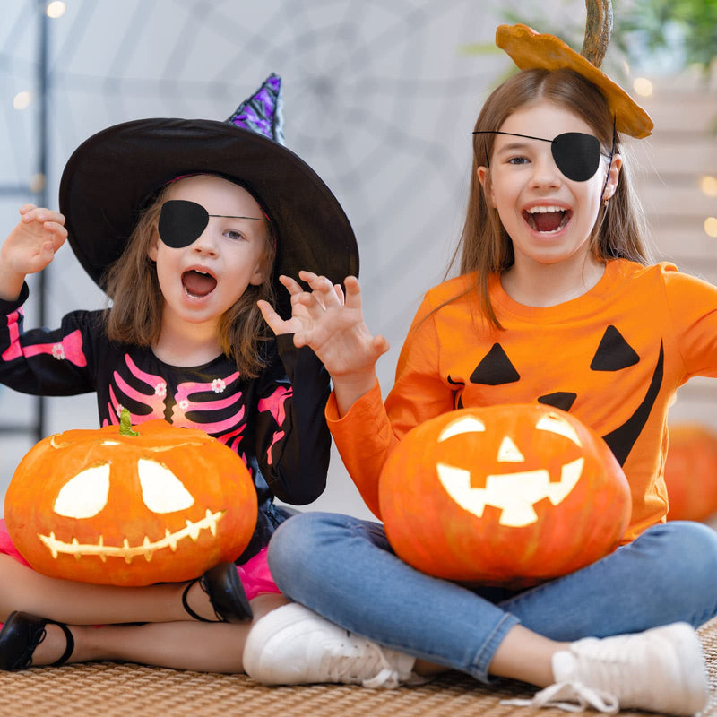 [AUSTRALIA] - 48 Pieces Pirate Eye Patches Pirate Eye Patches for Kids Black Felt Pirate Captain Patches Bulk Adults Pirate Eye Patches for Pirate Theme Role Playing Theme Party for Kids Adults 