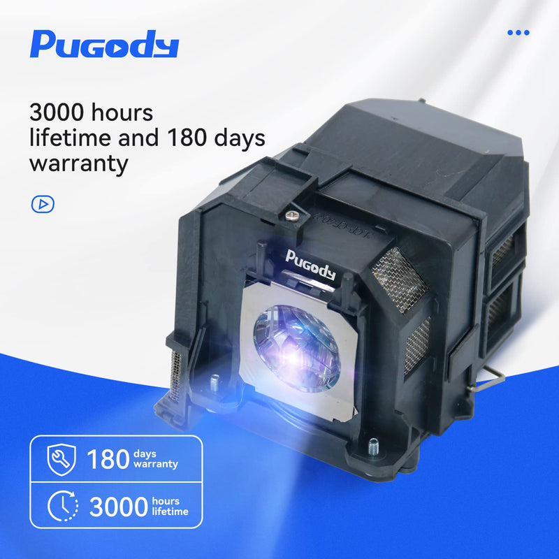 Pugody ELPLP79 ELPLP80/V13H010L79 V13H010L80 Replacement Projector Lamp Bulb for Epson BrightLink pro 585Wi 595Wi 1420wi 1430wi eb-575wi eb-585w powerlite 570 575w 580 585w Lamp Bulb with housing