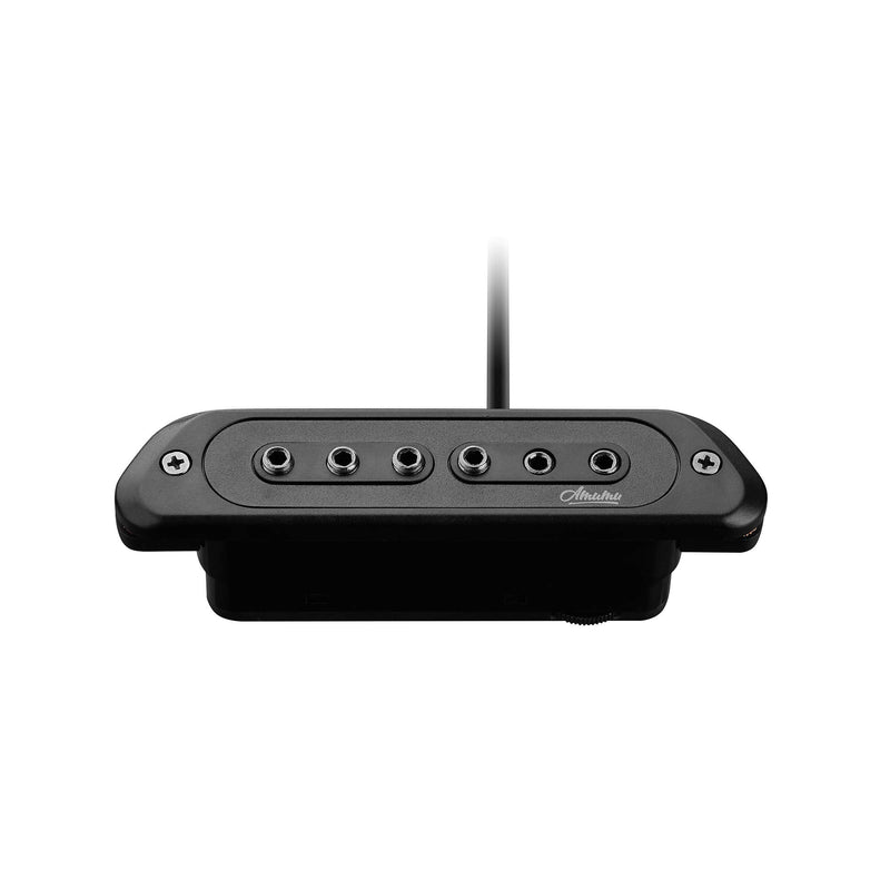 AMUMU SP60 Acoustic Guitar Pickup Humbucker Magnetic Passive Soundhole Pickup for Acoustic guitar Black