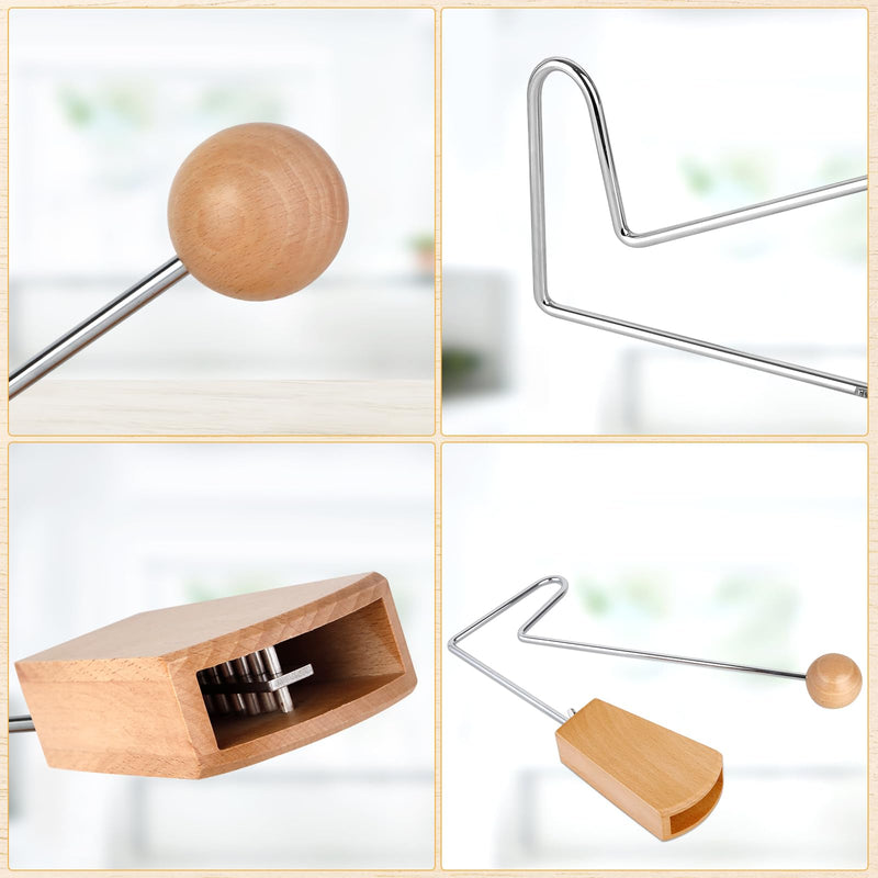 Vibraslap, Percussion Instrument, Latin Hand Percussion Instrument, Easy to Use Handheld Rattling Sound Effect for Musicians, Bands, and Studios