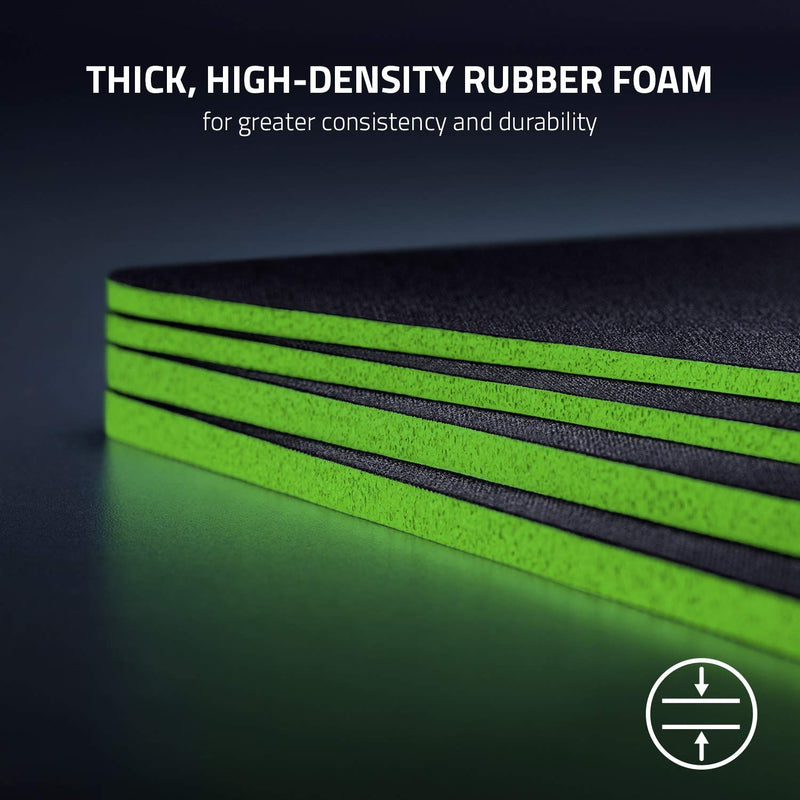 Razer Gigantus v2 Cloth Gaming Mouse Pad (Medium): Thick, High-Density Foam - Non-Slip Base - Classic Black Medium Mat