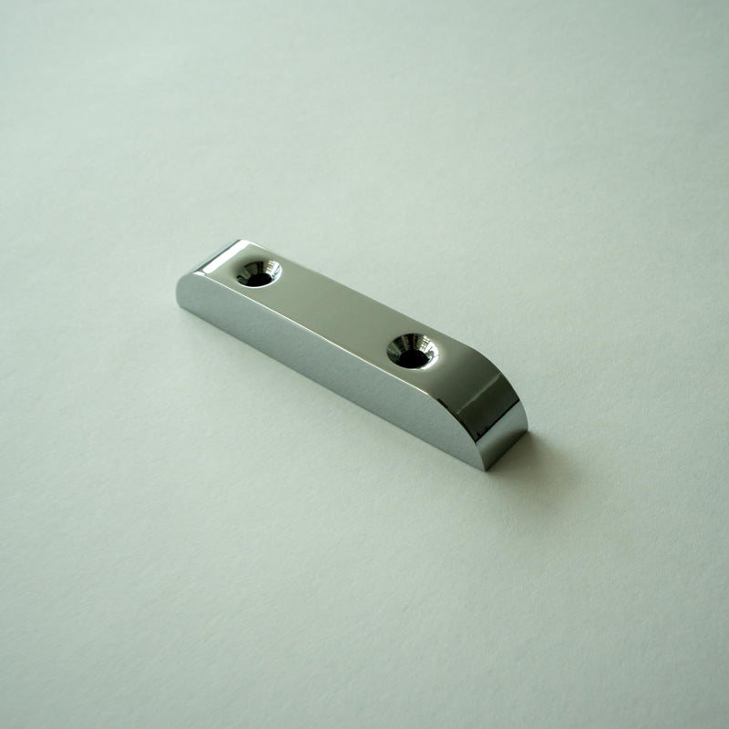 Hemiola Thumb Rest, Solid Metal Finger Rest Tug Bar for Bass Guitar, Chrome Finish, 1 Piece