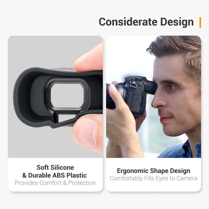[AUSTRALIA] - Soft Silicon Camera Viewfinder Eyecup Eye Cup Eyepiece Replacement for Panasonic Lumix DC-GH6 GH5 II GH5M2 DC-GH5S DC-GH5 Camera EVF Eyeshade Protector Replaces Panasonic 4YE1A561Z for Panasonic DC-GH6 GH5S GH5 