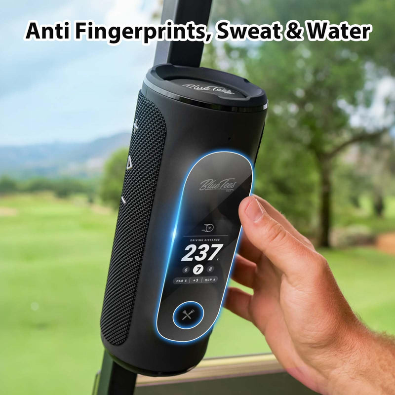 Karltys 2-Pack Screen Protector for Blue Tees Golf Player+ GPS Speaker — Tempered Glass, HD Clear, Anti-Scratch Screen Protector for Golf GPS speaker Accessories