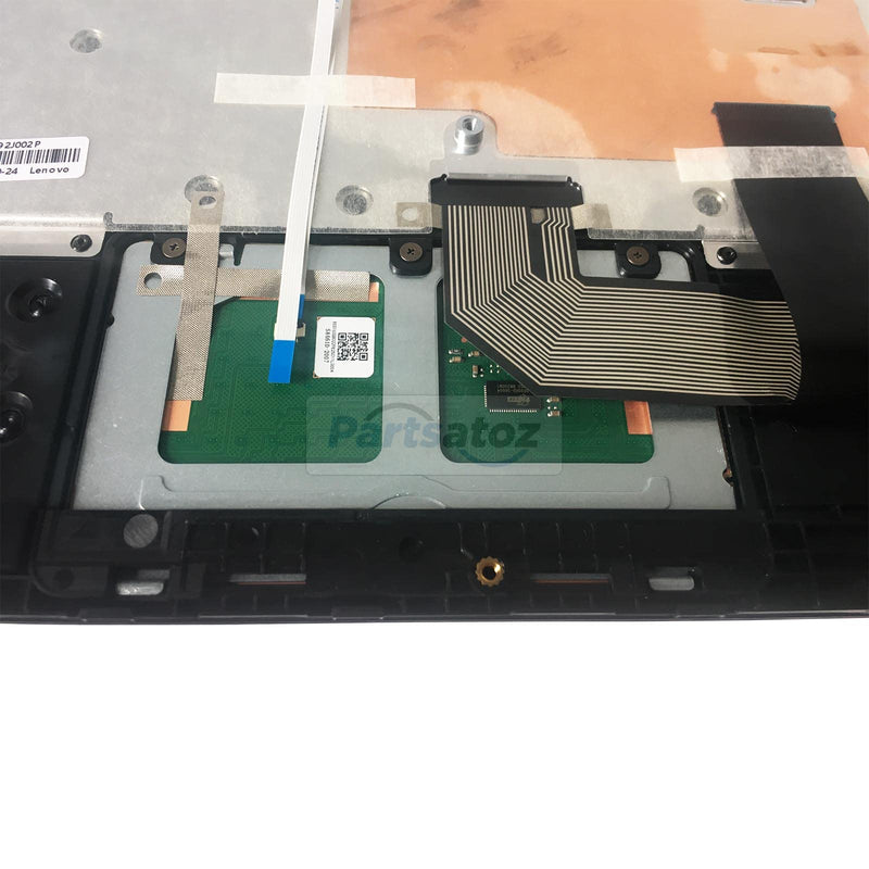 Laptop Palmrest Upper Case with US Keyboard and Touchpad Assembly Replacement for Lenovo Chromebook 11 100e 2nd Gen MTK 81QB 5CB0X55485 5CB0U26489