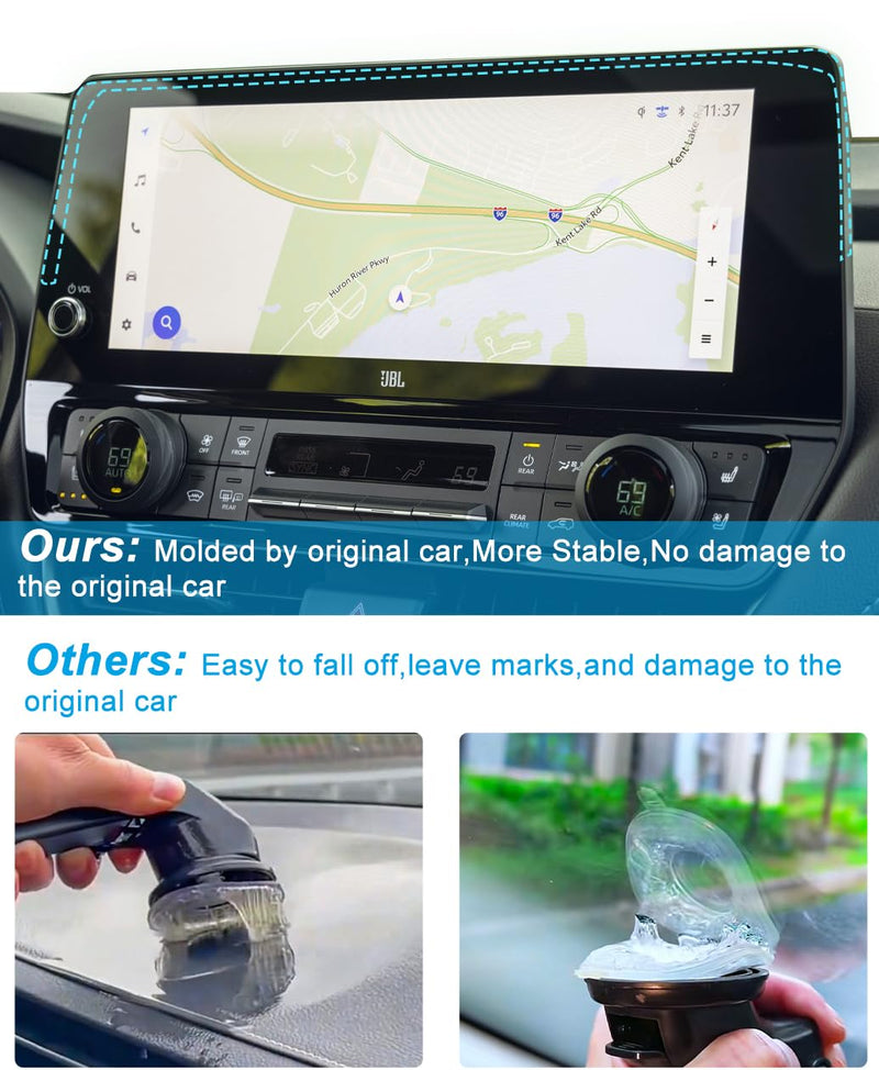 Car Phone Holder for 2026 Toyota Grand Highlander Accessories 2024 2025 Dash Mount Cell Phone Mount for Most Smartphones Auto Interior Accessories Hands-Free 360 Degree Rotation For Toyota Grand Highlander 2024-2026