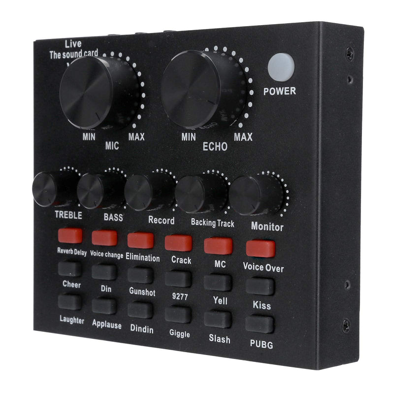 Live Sound Card,7 Connection Methods Live Sound Card Voice Changer Bluetooth Support Mobile Phone Computer Headset Using,with 18 Kinds of Sound Effects