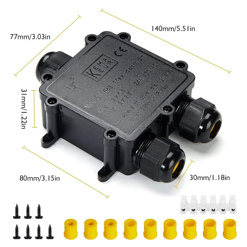 Hausprofi Junction Box 3 Wege