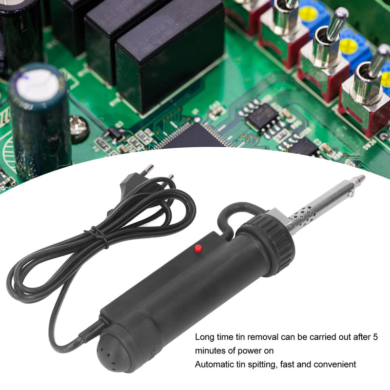 [AUSTRALIA] - Fafeicy Mini Type BBT680 Electric Desoldering Pump, Solder Sucker ABS Stainless Steel Automatic Portable Solder Removal Tool for Electronic Products, EU Plug 220V 