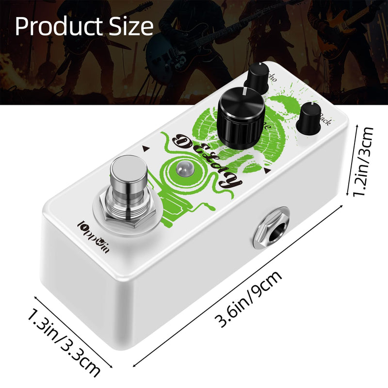Guitar Pedals, Premium Analog Delay Pedal – Warm, Clean, Smooth Tones with 25ms-600ms Adjustable Range & True Bypass, for Retro Tone Lovers And Live Musicians