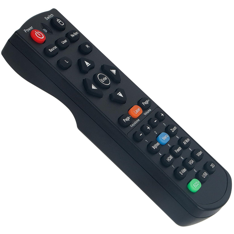 Replacement Remote Control Applicable for Optoma Projector EH300 HD25 DH1011 EH501 W501 HD30B X501 W515T EH515T X515 EH504 W504 EH416 WU515 WU515T ZH510T ZU510T 15000L X316ST W303ST W316ST EH200ST