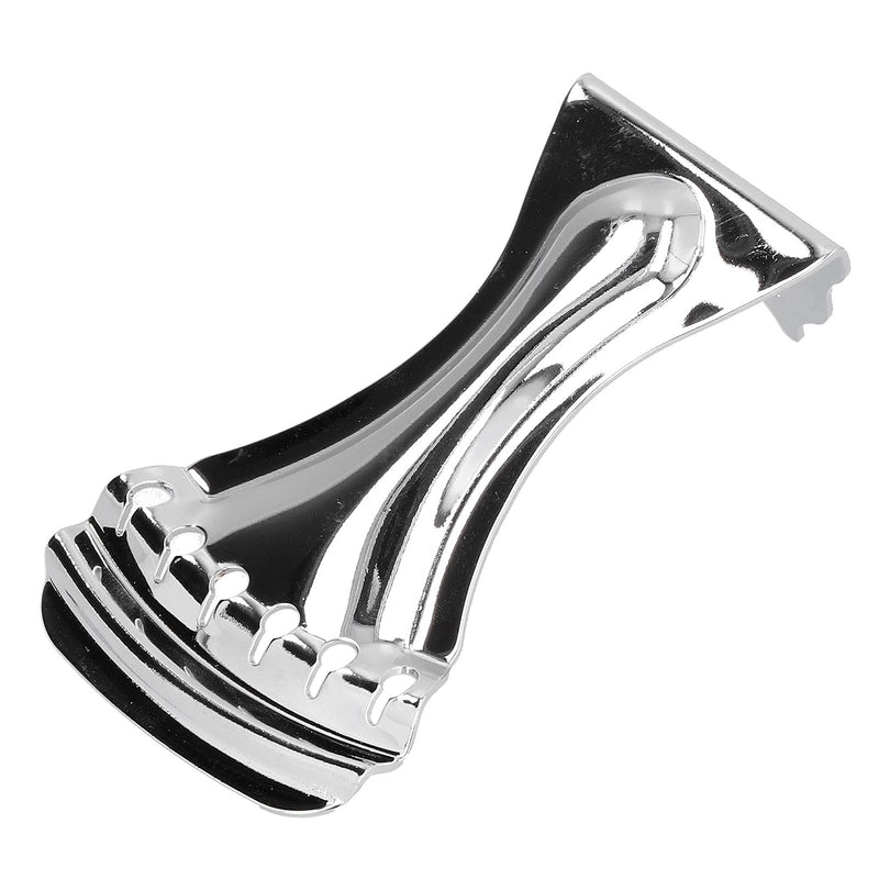 [AUSTRALIA] - Gaeirt Gaeirtq7euhozg9c4017 Guitar Tailpiece Bridge, 6 String Guitar Tailpiece Hole Design For 6-String Resonator Guitars For Guitar Lover, Guitar Tailpiece Metal Silver 6 String Bridge Accessories 