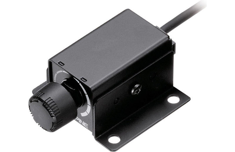 Alpine RUX-KNOB.2 Remote Bass Knob | Adjust low-end output from the driver seat, compact wired module mounts within easy reach, quick plug-in installation