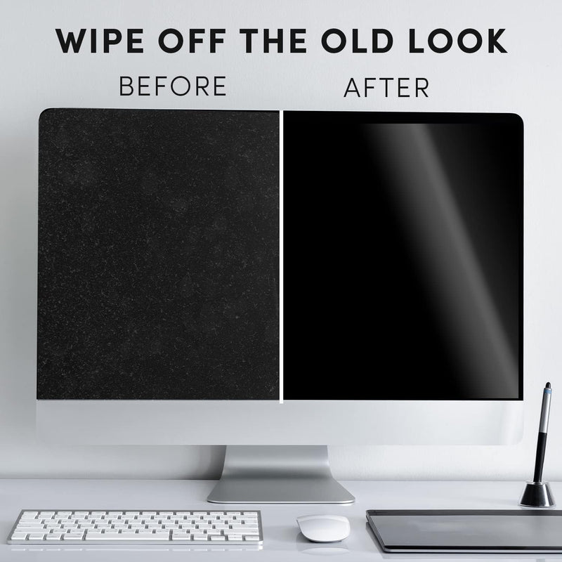 [AUSTRALIA] - Screen Cleaner Spray and Wipe by EVEO - Computer Screen Cleaner, Laptop Screen Cleaner, Car Screen Cleaner, iPad Screen Cleaner, iPhone 2in1 Touchscreen Mist Cleaner - 2 Pack (Grey & Rose Gold) Grey & Rose Gold 