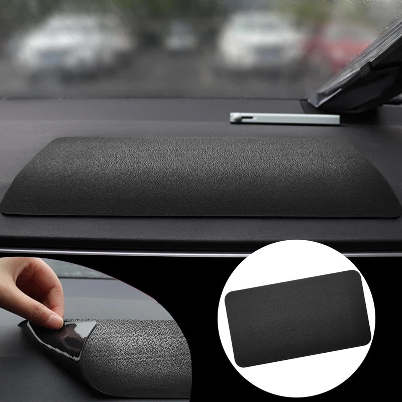Car Dashboard Anti-Slip Rubber Mat, Multifunctional Non-Slip Mat for Car Accessories, 10.6"×5.9"Sticky Adhesive Pad Magic Anti-Slip Mat for Cell Phone, Sunglasses, Keys, Coins (Skin Striae) Skin striae
