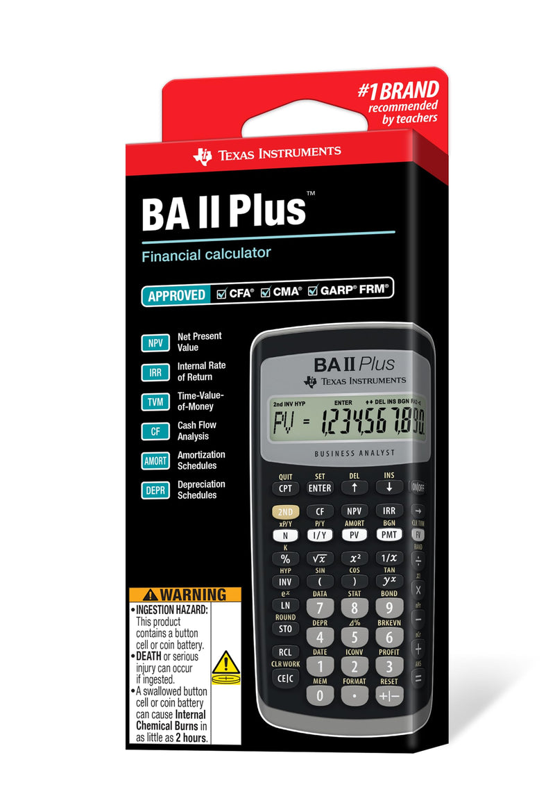 BA II Plus Financial Calculator