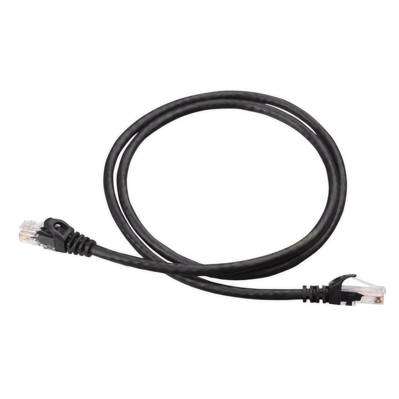[AUSTRALIA] - Cable Matters 5-Pack Snagless Short Cat6 Ethernet Cable (Cat6 Cable, Cat 6 Cable) in Black 3 ft 