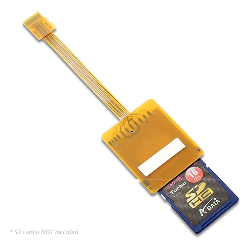 CY 10cm Soft Flat Micro SD TF Memory Card Kit Male to SD Female Extending FPC Cable