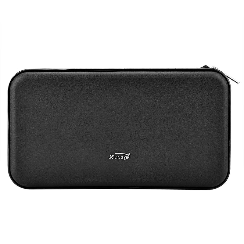 CD DVD Case, 72 Capacity Heavy Duty Wallet, DVD CD Case Holder for Car, Hard Shell Sturdy case, CD Disk Holder, DVD disc Binder, Booklet, Protective Blu-ray Wallet (72 Capacity,Black) Black