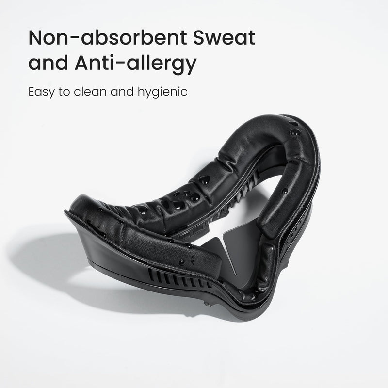 KIWI design Comfort Face Cushion Pad Compatible with Quest 2 Accessories, Breathable Facial Interface and Glasses Spacer