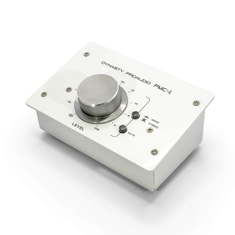 DYNASTY PROAUDIO PMC-1 Premium Passive Stereo Monitor Volume Controller With Large Volume Knob For Extremely Precise Level Adjustments 1x1