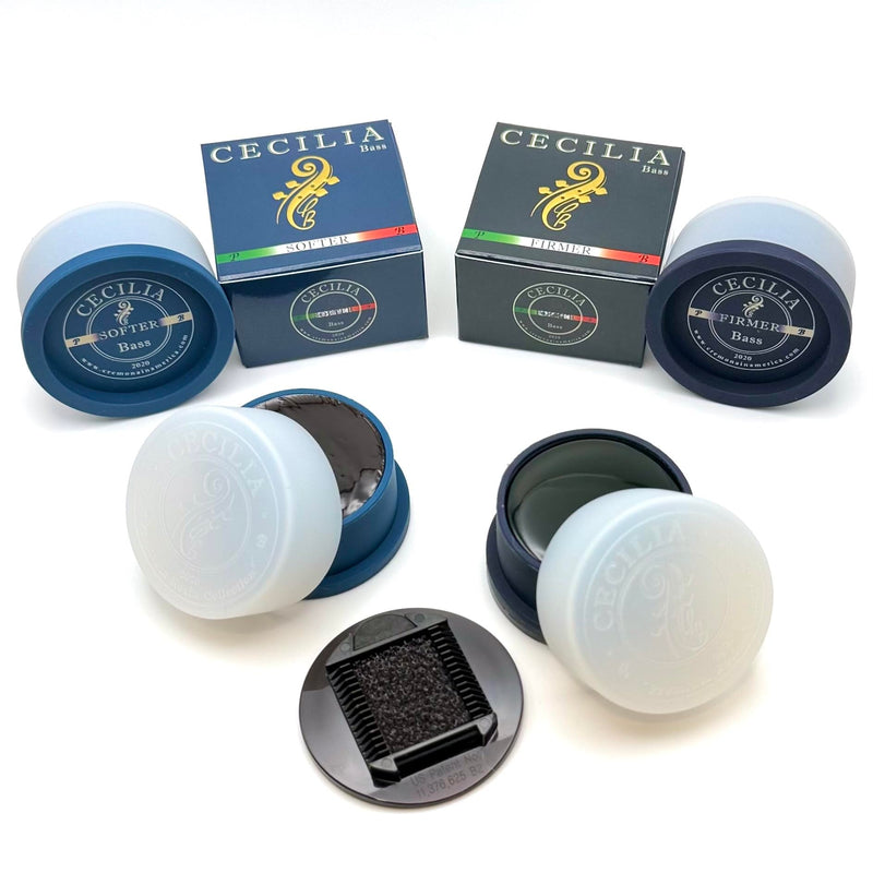 [AUSTRALIA] - CECILIA Rosin for Bass 'Firmer' Formula, Bass Rosin Specially Formulated for Bass Bows with Included Rosin Spreader Firmer 