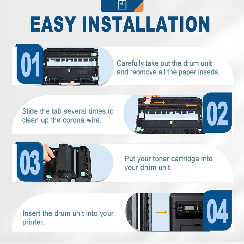 Ankink DR730 Compatible Drum Unit (Not Toner) Replacement for Brother DR-730 DR760 760 for HL-L2350DW HL-L2370DW HL-L2395DW HL-L2325DW MFC-L2750DW MFC-L2710DW L2690DW DCP-L2550DW Laser Printer,1 Pack