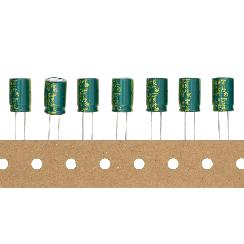 50 Pieces 400V 8.2UF 8x12mm High Frequency LOWESR Plug-in Aluminum Electrolytic Capacitor Green Sleeve 400 Volt 8.2 UF 400V8.2UF 50