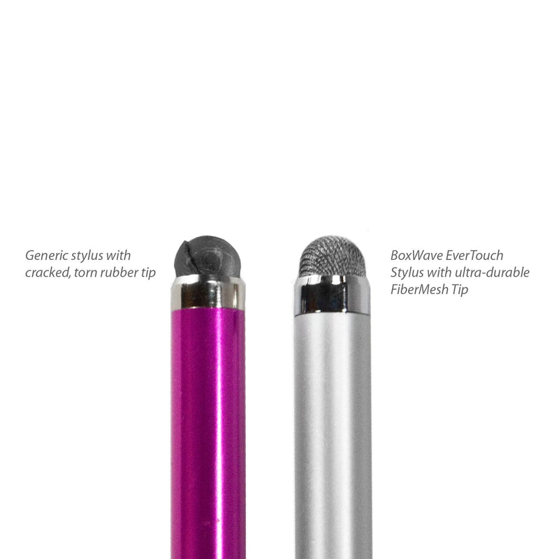 BoxWave Stylus Pen Compatible with iPad (1st Gen 2010) (Stylus Pen by BoxWave) - EverTouch Capacitive Stylus, Fiber Tip Capacitive Stylus Pen - Jet Black