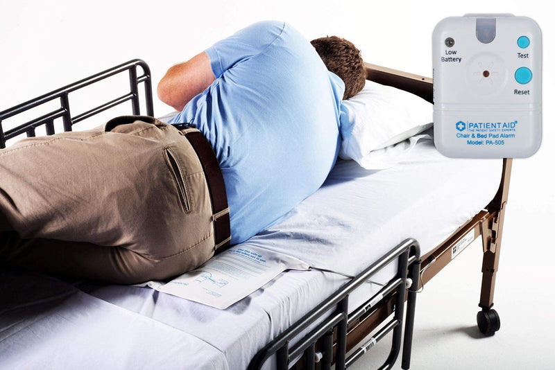 [AUSTRALIA] - Patient Aid Bed Alarm with 10" x 30" Motion Sensor Pad and Wired Device, Various Ring Sound and Mounting Options, AC Adapter and Battery Powered Wandering and Fall Prevention for Elderly Without Rubber Casing 