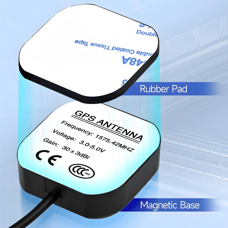 SZSAUTO Waterproof Active GPS Navigation Antennae Car GPS Antenna Compatible with Pioneer AVIC 5000NEX 5100NEX 5200NEX 5201NEX 6000NEX 6100NEX 6200NEX 6201NEX 7000NEX 7100NEX 7200NEX 8000NEX GPS Units AVIC Straight Female Connector