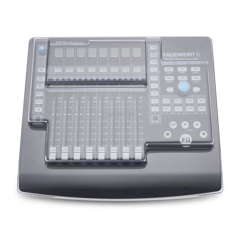 Decksaver Super Strong Polycarbonate Custom Fit Cover Compatible with Presonus FaderPort 8, Dust Cover for Travel and Everyday Protection