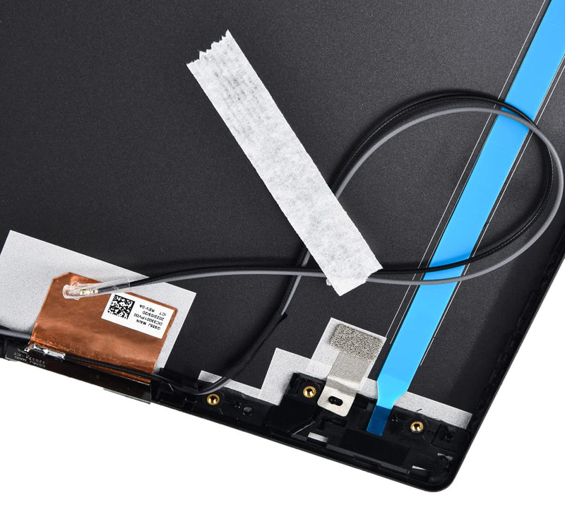 Replacement LCD Back Cover Rear Top Lid with Hinges for Lenovo ideapad 5-15IIL05 5-15ARE05 5-15ITL05 Series Laptop P/N: 5CB0X56073 AM1K7000310, Gray