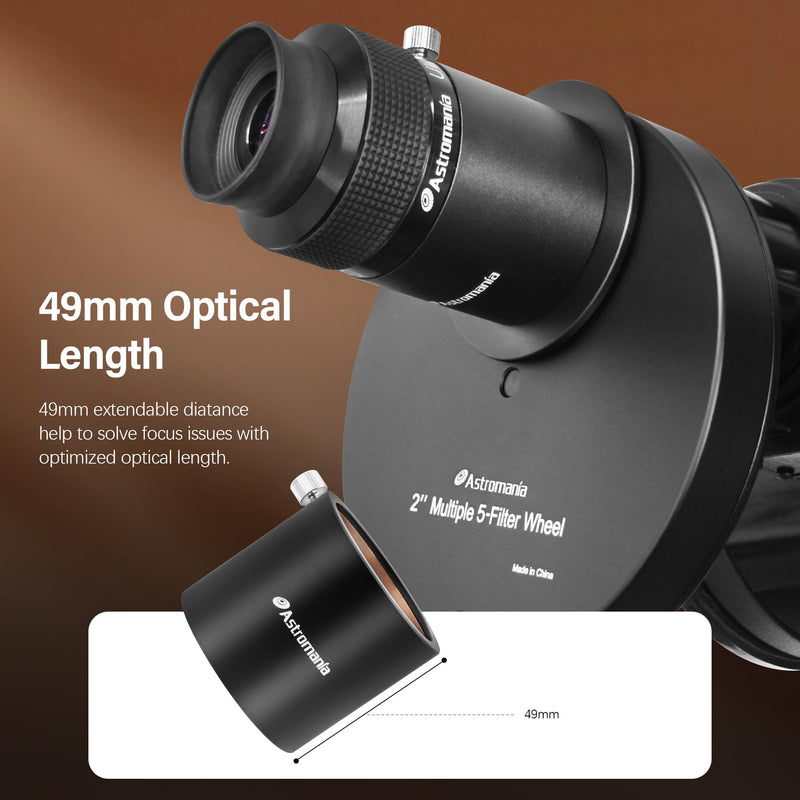 [AUSTRALIA] - Astromania M48X0.75 Female Thread to 2" Adapter - Lets You Easily Adapt from an M48 Thread to a 2" Barrel 