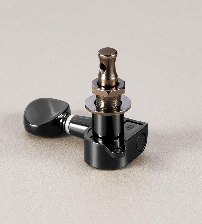 [AUSTRALIA] - Vangoa 6L6R 12 Pieces Guitar String Tuning Pegs Tuner Machine Heads Knobs Tuning Keys for 12 String Acoustic or Electric Guitar, Nickel, DARK BRONZE 