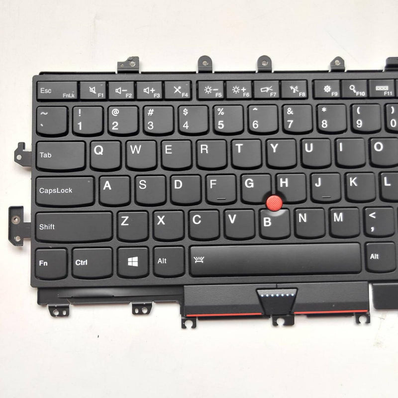 Laptop Replacement US Layout with Backlight with Pointer Keyboard for Lenovo ThinkPad X1 Yoga 1st gen 20FQ 20FR 2016 Black Frame 000PA054 00PA042 NSK-Z80BW SN20H34910 SN20H34951