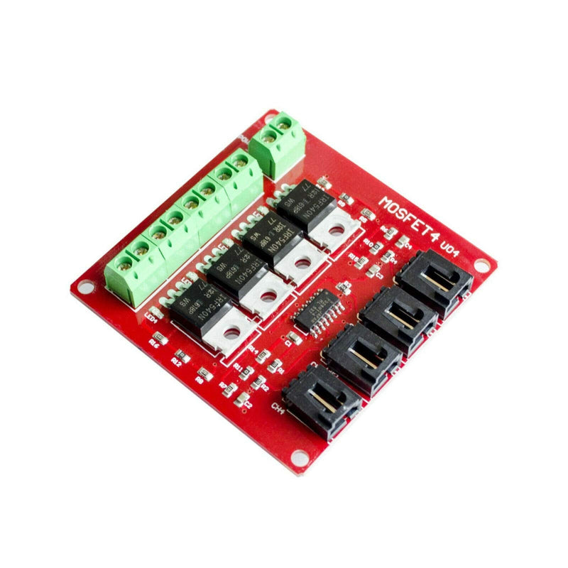 2pcs Four Channel 4 Way MOSFET Button IRF540 V4.0 + MOSFET Switching Module