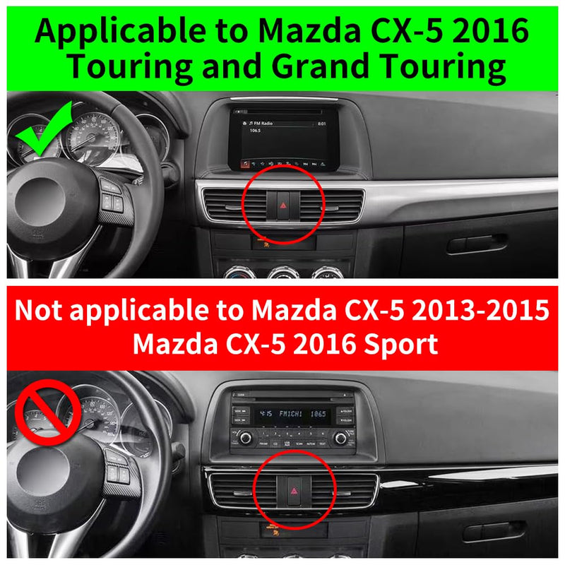 LUNQIN Car Phone Holder for Mazda CX-5 CX5 2016 Touring & Grand Touring Auto Interior Accessories Best Cell Phones Mount Cellphone Mobile Cradle Charging Navigation Bracket Air Vent Stand Accessory for 2016 Mazda CX-5 Touring & CX-5 Grand Touring