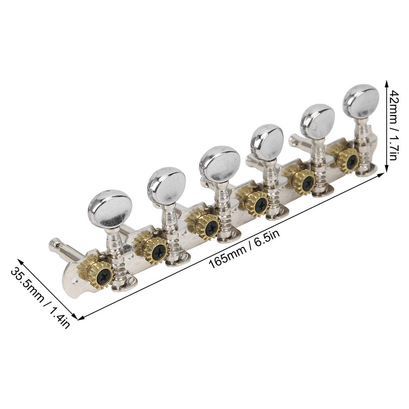 Guitar Tuning Key, Acoustic Guitar Tuning Pegs, 12 String Guitar Parts, Metal Machine Head Open Tuners Replacement