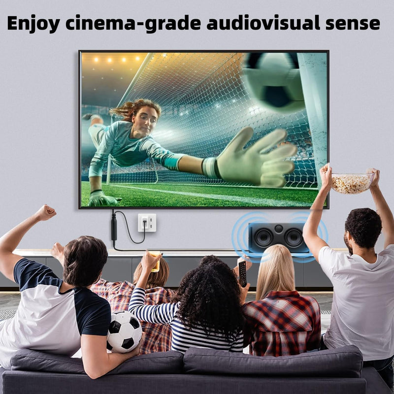 [AUSTRALIA] - 192KHz DAC Optical to Dual 1/4" TS Converter,Optical Audio Cable to Dual 6.35mm AUX Converter for HDTV DVD Set-top Boxes Out to Speaker Audio Mixer(Unidirectional O-ptical to 6.35mm) 3.3FT 