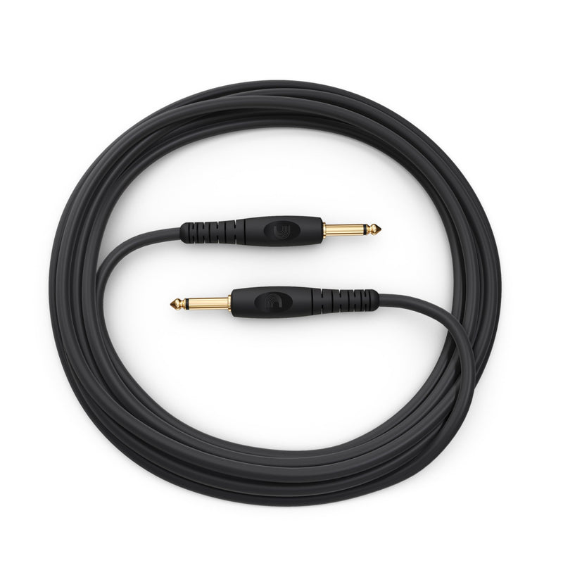D’Addario Accessories Custom Series Guitar Cables - Instrument Cable with ¼ Inch Ends - High Performance Guitar Cord - For Guitars, Bass, Keyboards - Mono - Straight End, 15 feet