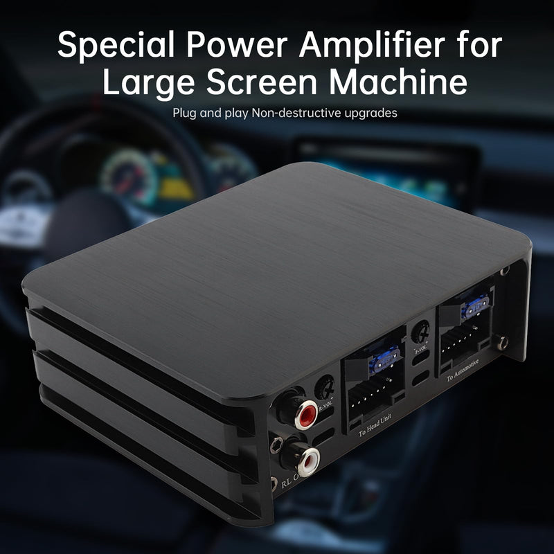 4-Channel Full-Range Amplifier, 4 Channel 80W x 4 Class A/B Audio Modification Power Amplifier Digital Sound Processor for Android Car Player