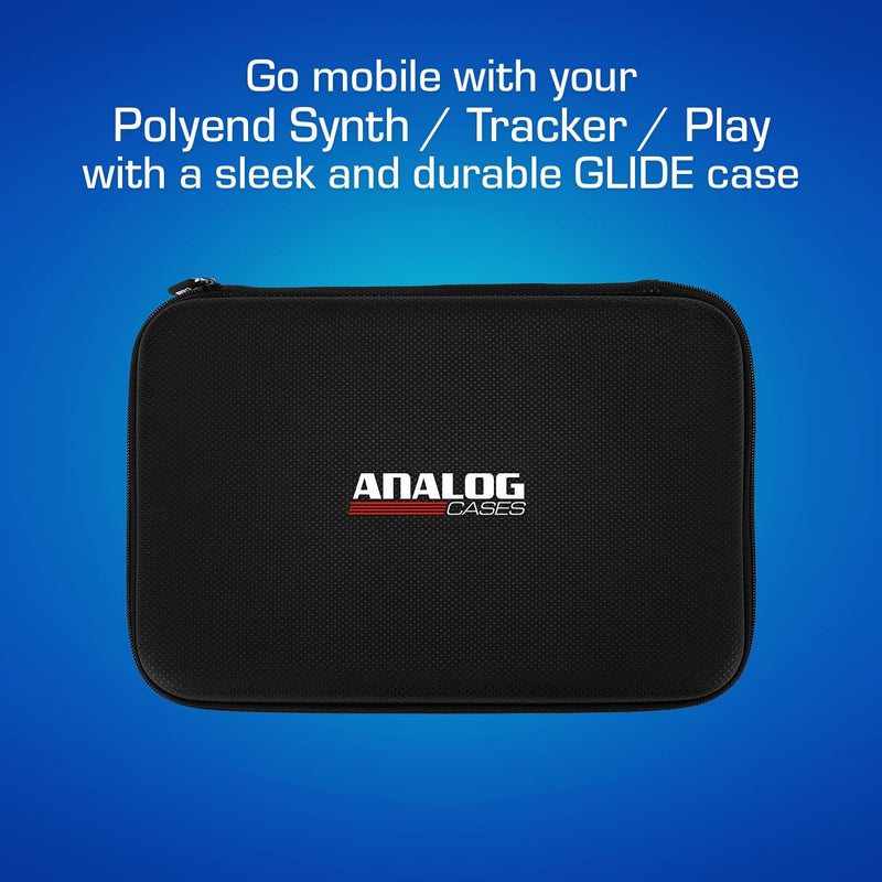 ANALOG CASES Polyend Synth/Tracker+ / Play Case - Custom-Fitted Compact GLIDE Case for Travel