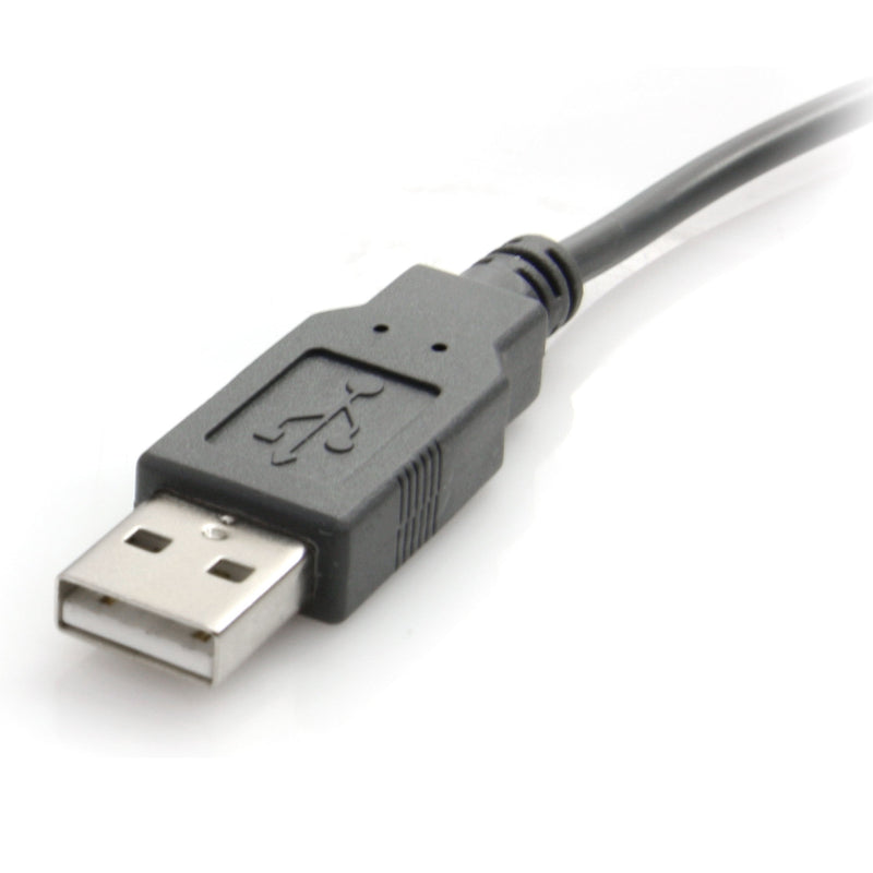 StarTech.com USB to Serial Adapter - 3 ft / 1m - with DB9 to DB25 Pin Adapter - Prolific PL-2303 - USB to RS232 Adapter Cable (ICUSB232DB25),Gray DB9 or DB25