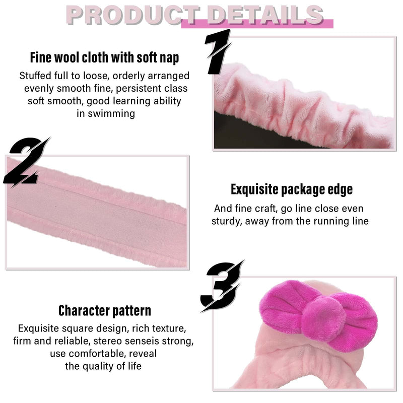 Kakurookie 27'' - 34'' Computer Monitor Protective Cover with Cat Ear Design, Cute Pink Monitor Dust Cover with Furry Design, Elastic Dustproof, Suitable for PC, Tablet, TV (27-34in, Pink) 27-34in
