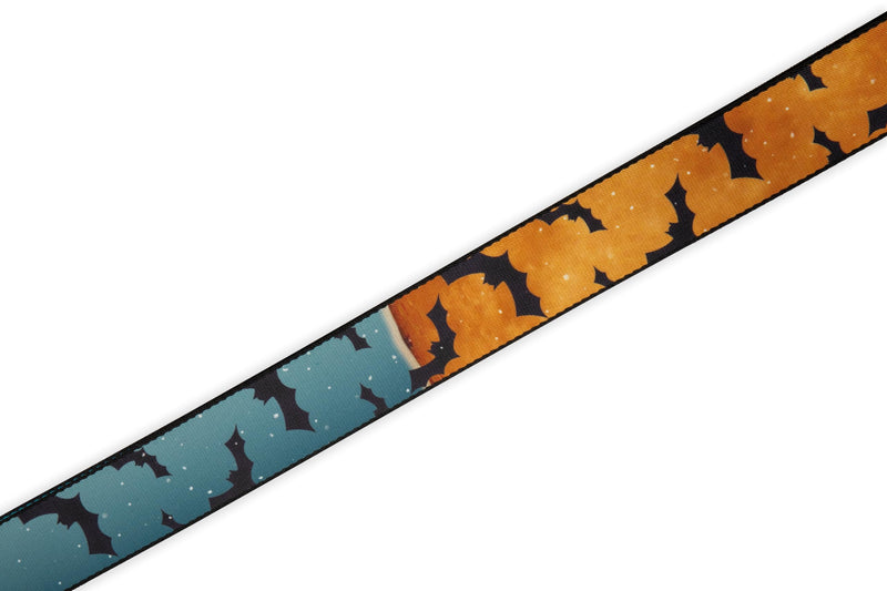 [AUSTRALIA] - Levy's Leathers Halloween Guitar Strap 2" Wide Polyester with Tri-Glide Adjustment; Batty Witch (MP2H-003) 