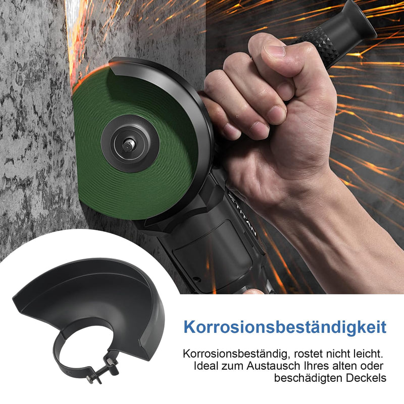 Winkelschleifer-Radabdeckung, Schutzabdeckung für Winkelschleiferscheiben Ersatz-Schutzhaube für Winkelschleifer winkelschleifer zubehör, for 125mm Angle grinder (135 x 48 mm)