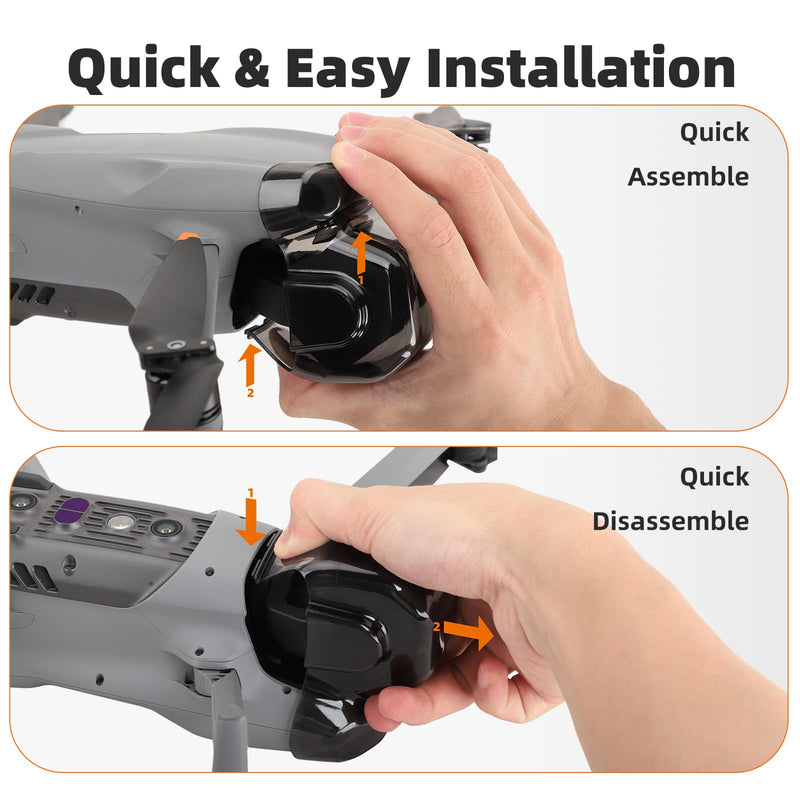 Air 3S Gimbal Protector, Camera Lens Cap Protective Lens Cover for DJI Air 3S Drone Accessories